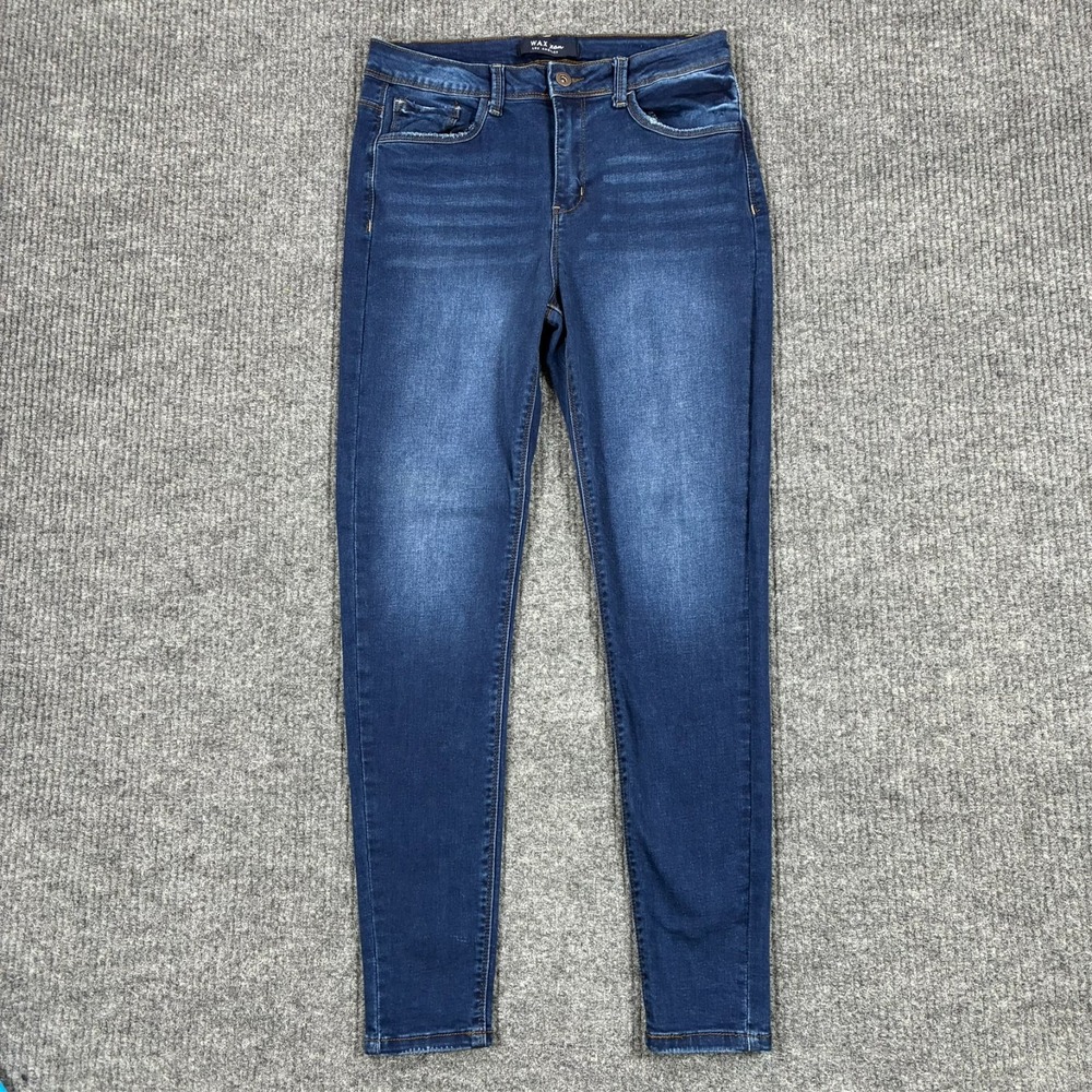 WAX Jean Los Angeles Skinny Jeans Womens Size 13/31 Stretch Dark Wash Denim